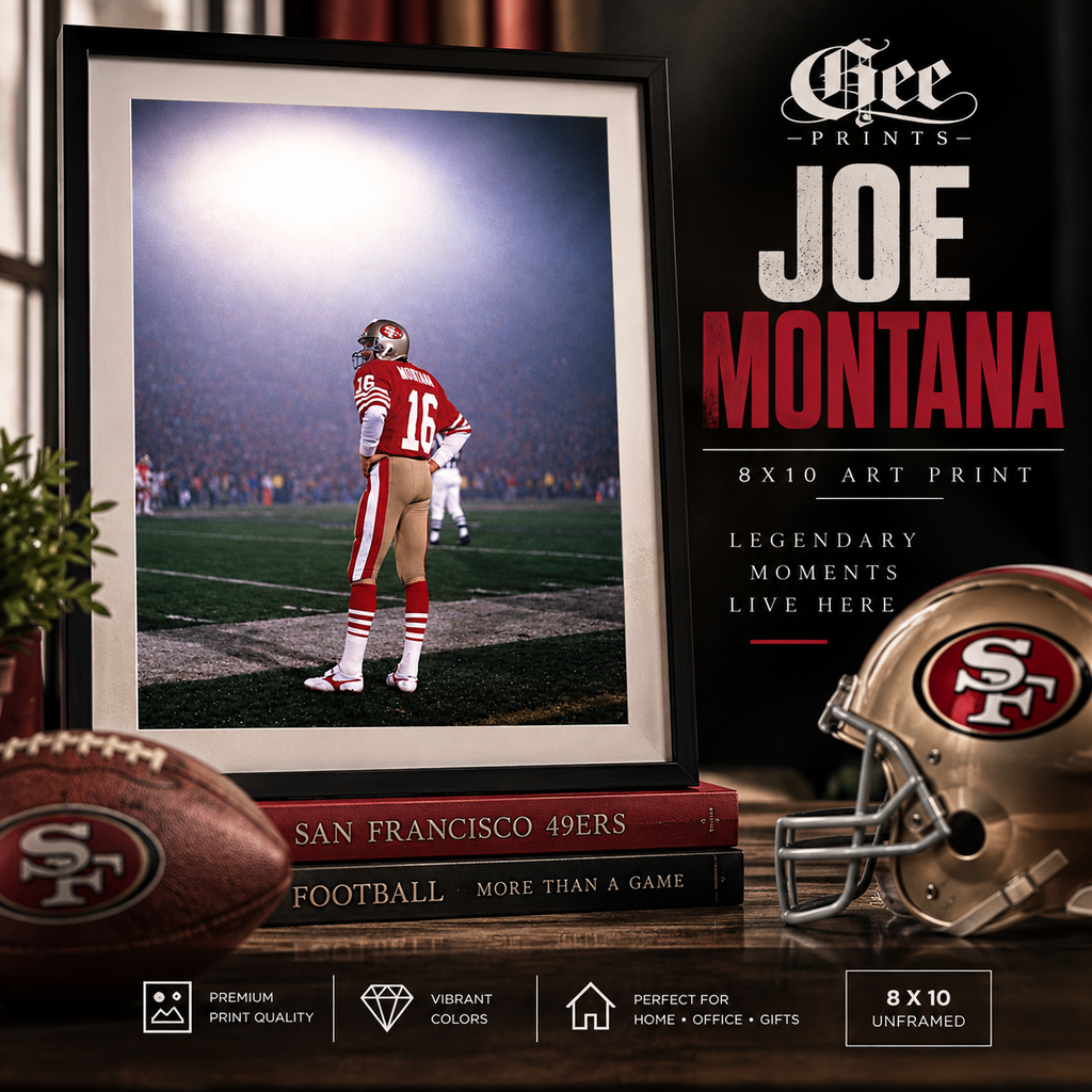 Joe Montana – 49ers Sideline 8×10 Art Print