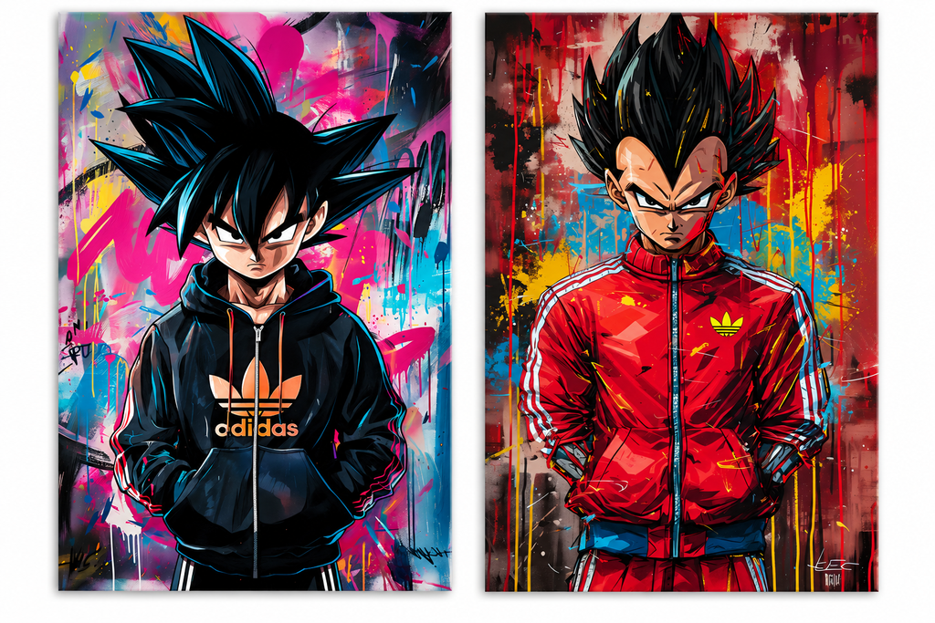 Urban Saiyan – Set of 2 Art Prints