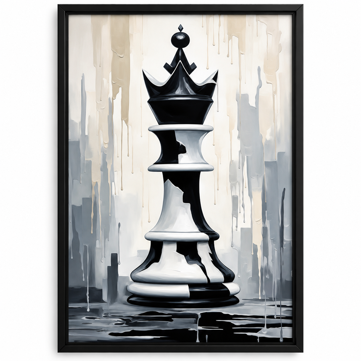 Queen’s Gambit – Modern Chess Art Print