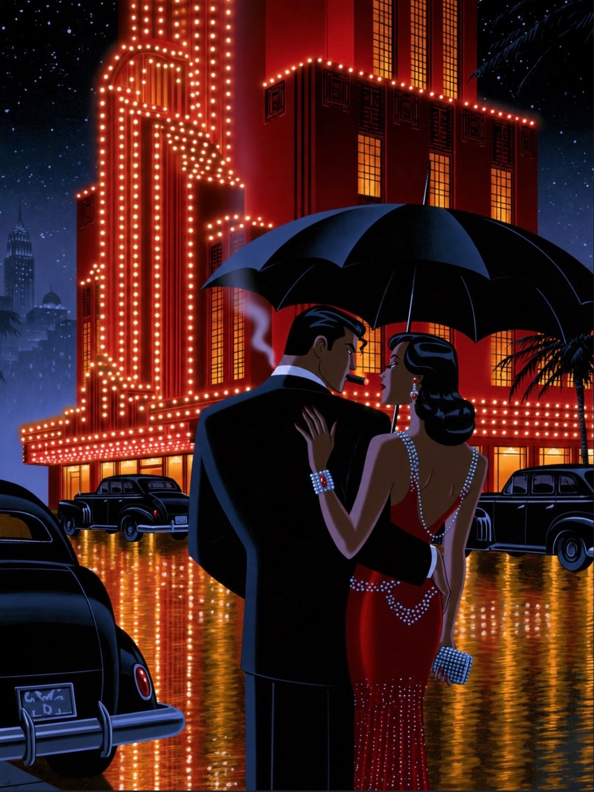 Midnight in the City – Set of 3 Art Prints