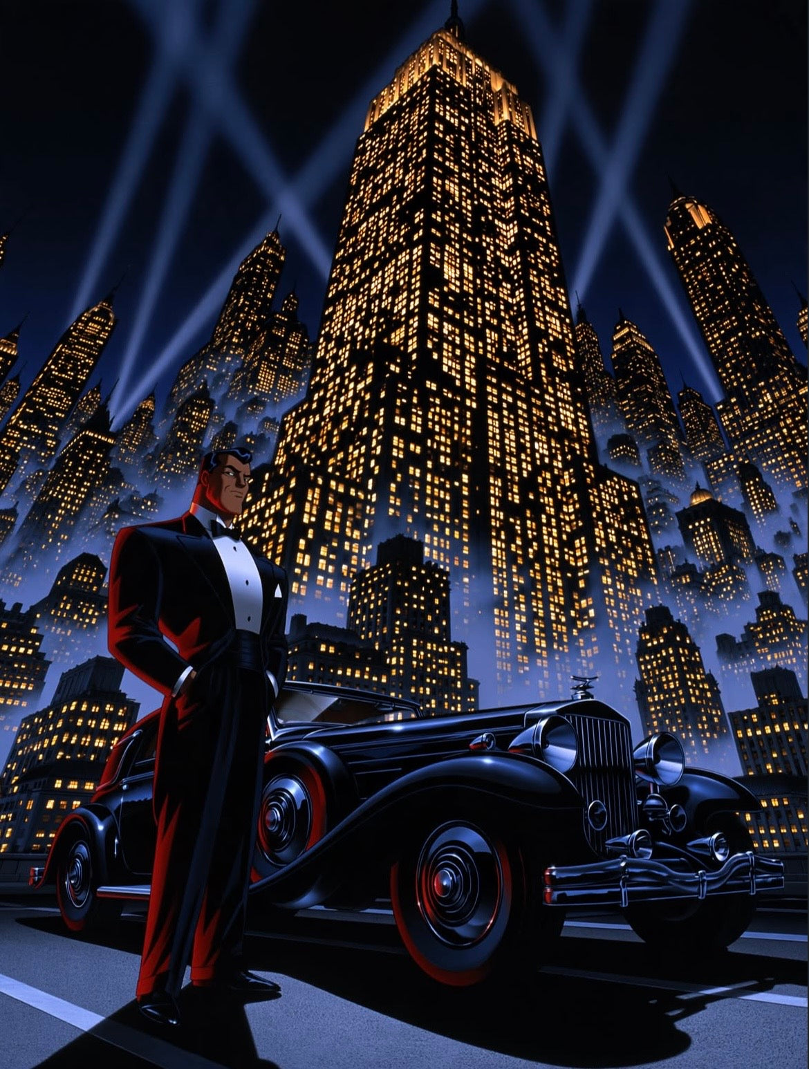 Midnight in the City – Set of 3 Art Prints